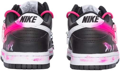 【定製球鞋】Nike Dunk Low 迷幻蝴蝶 少女感 螢光 漸變 做舊 塗鴉 百搭 禮盒 低幫 板鞋 GS 黑粉 Purchase 【定製球鞋】Nike Dunk Low 迷幻蝴蝶 少女感 螢光 漸變 做舊 塗鴉 百搭 禮盒 低幫 板鞋 GS 黑粉