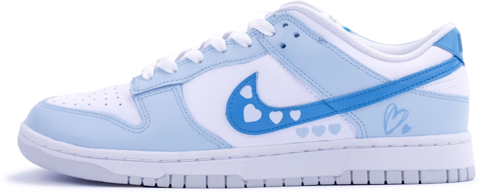 【定製球鞋】 Nike Dunk Low Pure Platinum 藍色蜜語 夢幻 少女 情侶 防滑減震耐磨 低筒 板鞋 男款 白藍 Buy 【定製球鞋】 Nike Dunk Low Pure Platinum 藍色蜜語 夢幻 少女 情侶 防滑減震耐磨 低筒 板鞋 男款 白藍