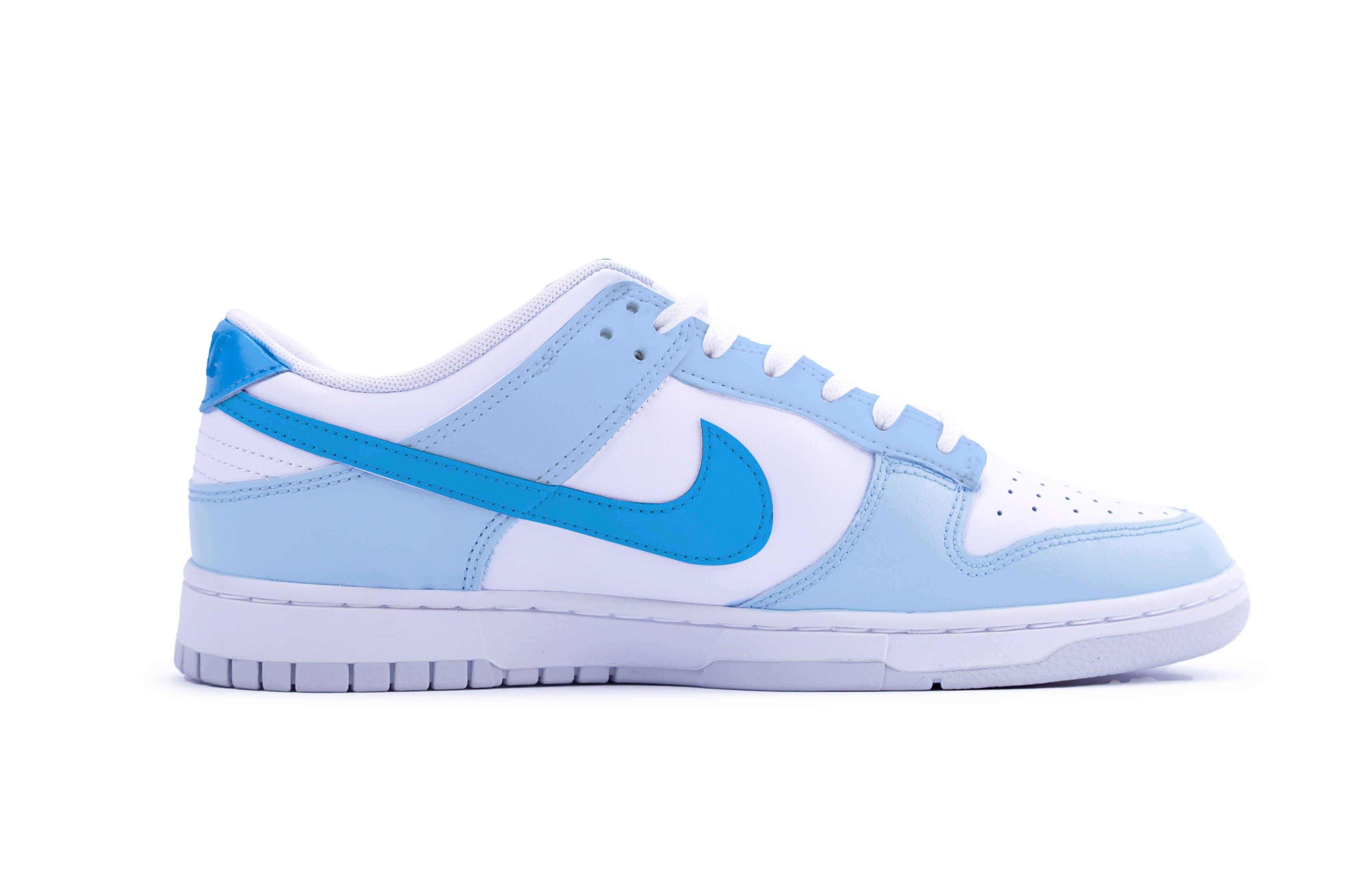 Order 【定製球鞋】 Nike Dunk Low Pure Platinum 藍色蜜語 夢幻 少女 情侶 防滑減震耐磨 低筒 板鞋 男款 白藍