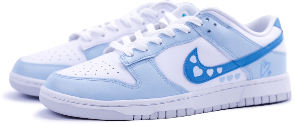 【定製球鞋】 Nike Dunk Low Pure Platinum 藍色蜜語 夢幻 少女 情侶 防滑減震耐磨 低筒 板鞋 男款 白藍 Lookbook 【定製球鞋】 Nike Dunk Low Pure Platinum 藍色蜜語 夢幻 少女 情侶 防滑減震耐磨 低筒 板鞋 男款 白藍