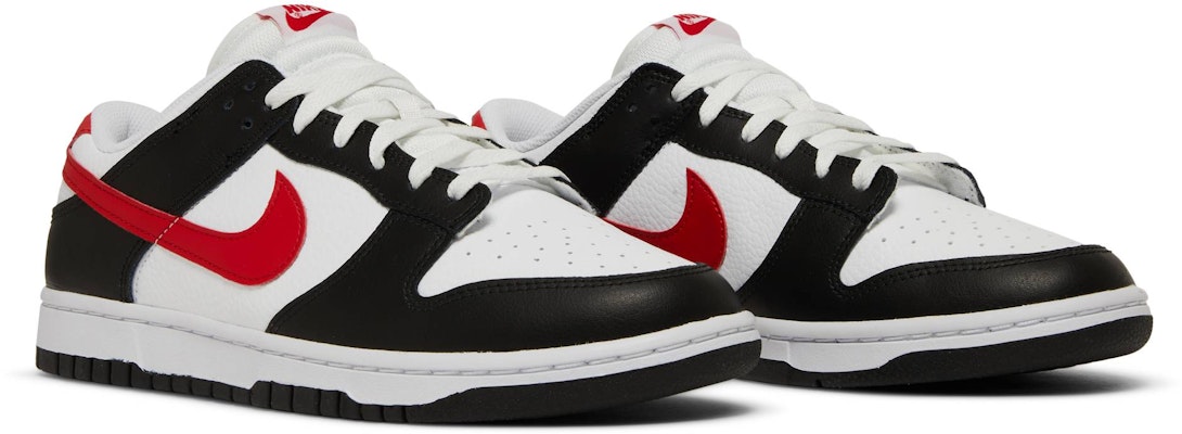 Nike Dunk Low Red Swoosh Panda FB3354 001 FB3354 001 Novelship
