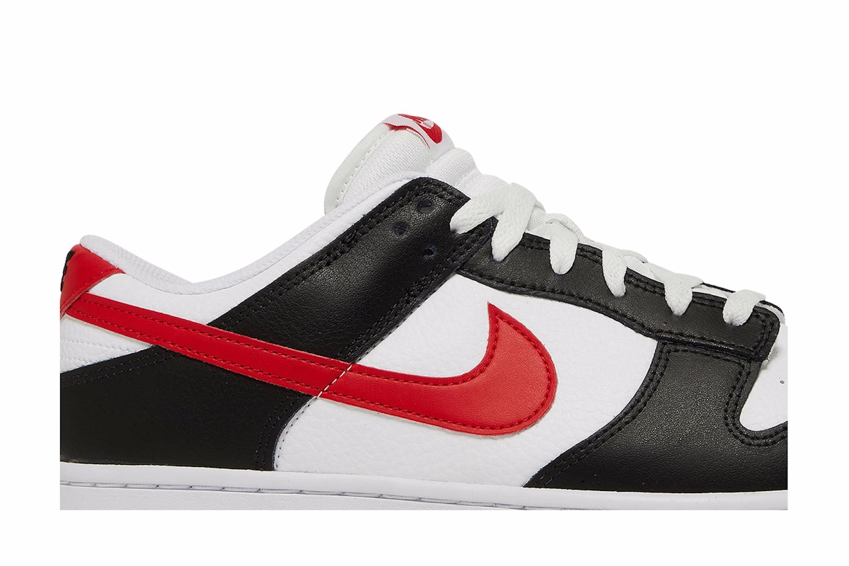 Nike Dunk Low 'Red Swoosh Panda' FB3354-001