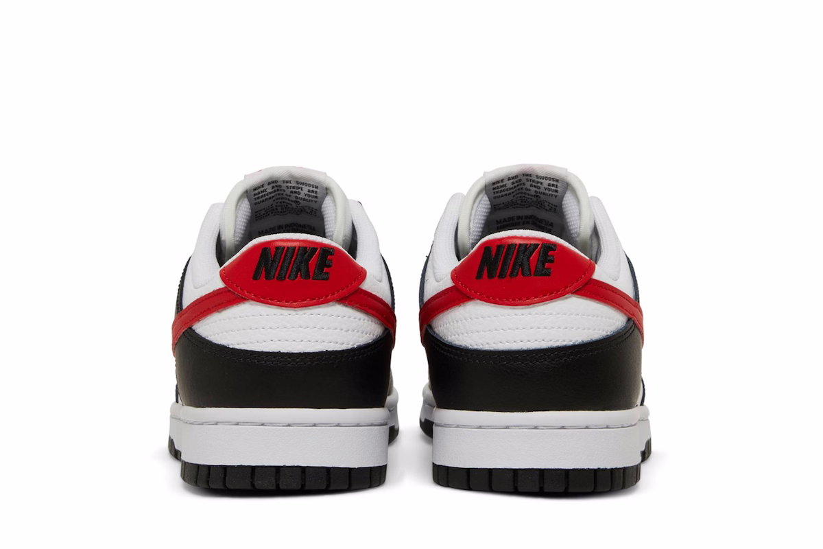 Nike Dunk Low 'Red Swoosh Panda' FB3354-001