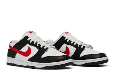Nike Dunk Low 'Red Swoosh Panda' FB3354-001