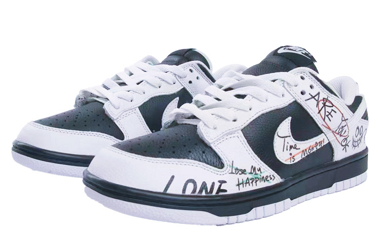 Lookbook Nike Dunk Low 'Panda Terbalik' FD9064-011(Team48-lone)