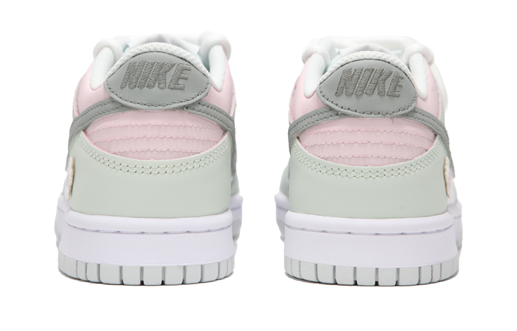 Shop 【定製球鞋】 Nike Dunk Low 火心 櫻花薄荷糖 解構綁帶 復古 防滑 低幫 板鞋 男款 粉綠色