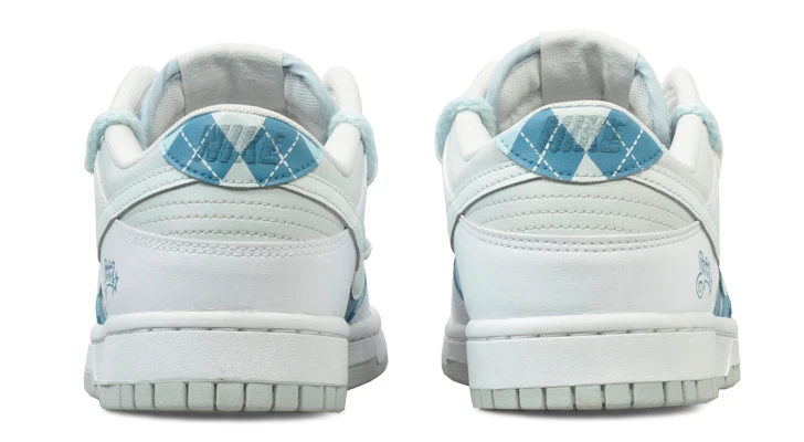 【訂製球鞋】 Nike Dunk Low 海派甜心 學院風 解構 個性時尚 小眾潮流 低幫 板鞋 男款 藍白 Shop 【訂製球鞋】 Nike Dunk Low 海派甜心 學院風 解構 個性時尚 小眾潮流 低幫 板鞋 男款 藍白