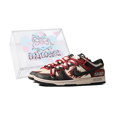 Nike Dunk Low 'SHOHOKU Black Red'