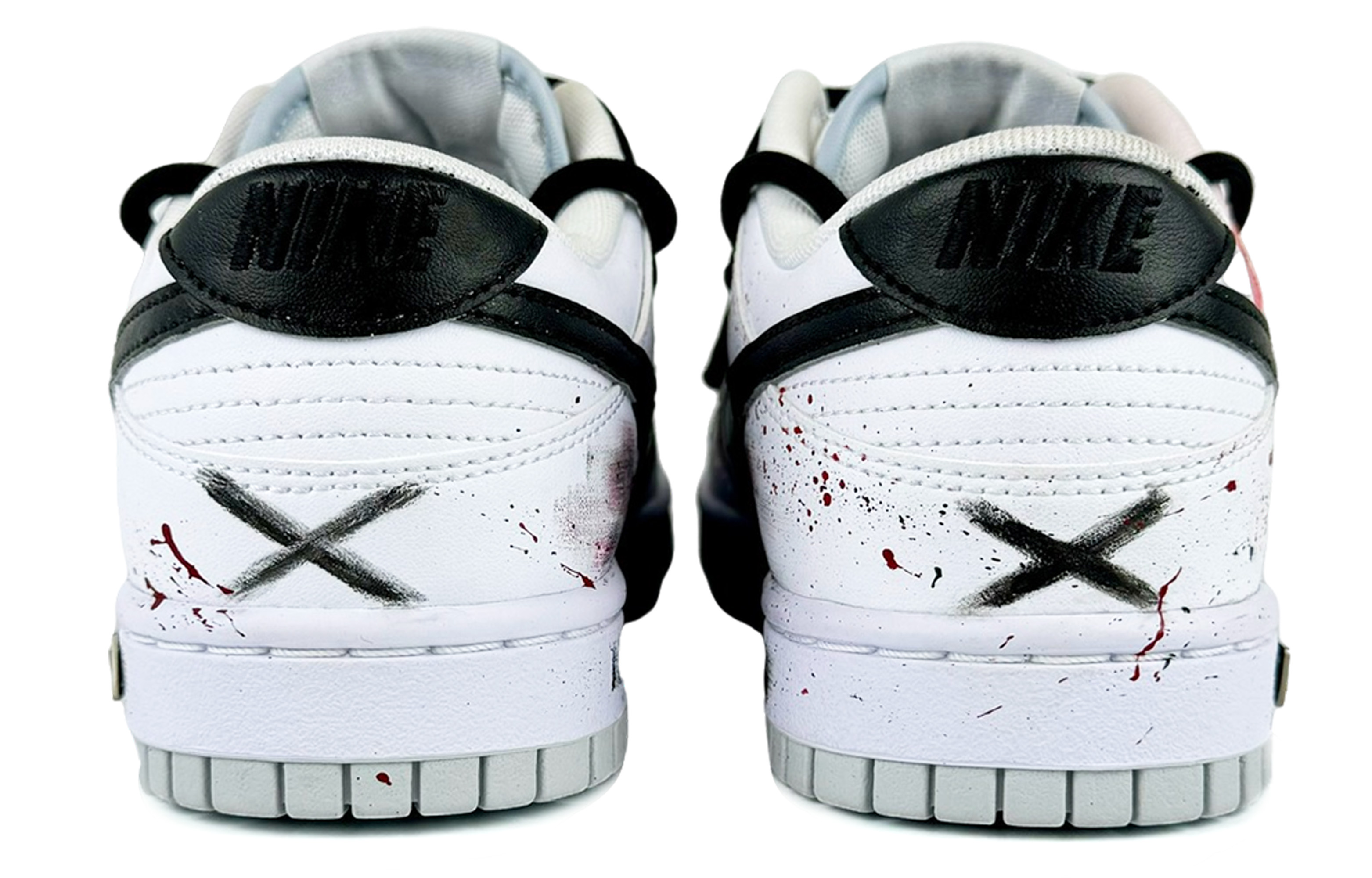 Shop Nike Dunk Low 'Sui Xin Halloween Tengkorak Putih Dekonstruksi' DV0831-101-485057