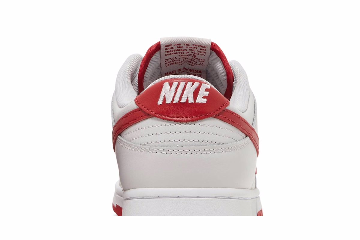 Nike Dunk Low 'Vast Grey Varsity Red'