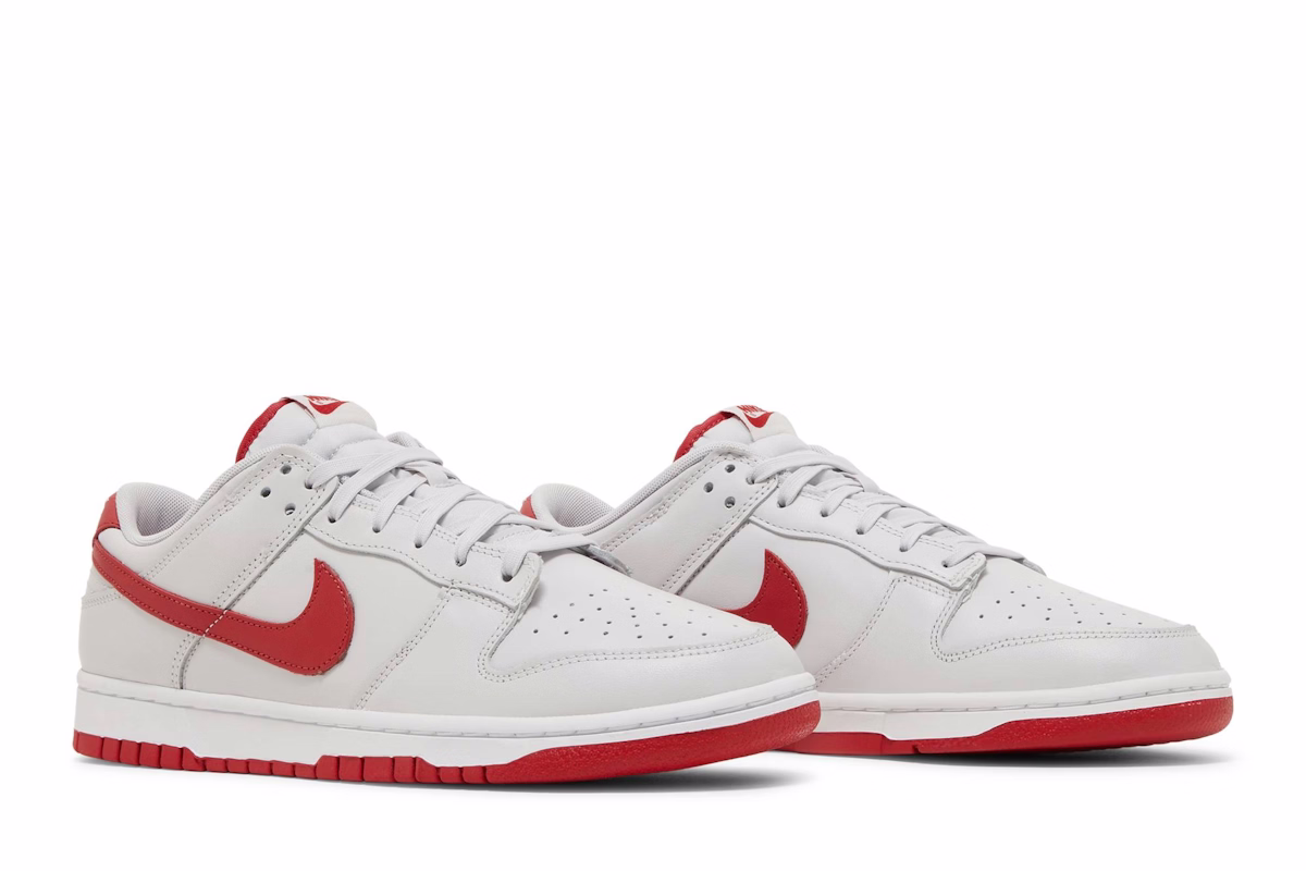Nike Dunk Low 'Vast Grey Varsity Red'
