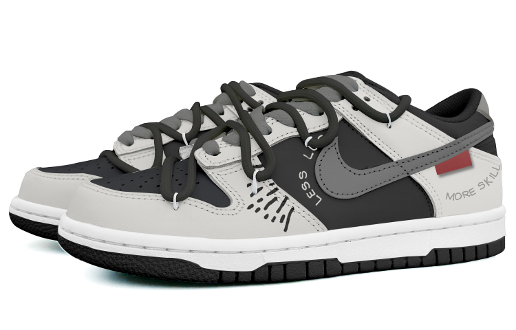 Lookbook Nike Dunk Low 'Whisperer Hitam Abu-abu' FD1232-001-458426
