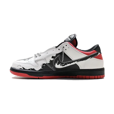Nike Dunk Low 'White Black Red'