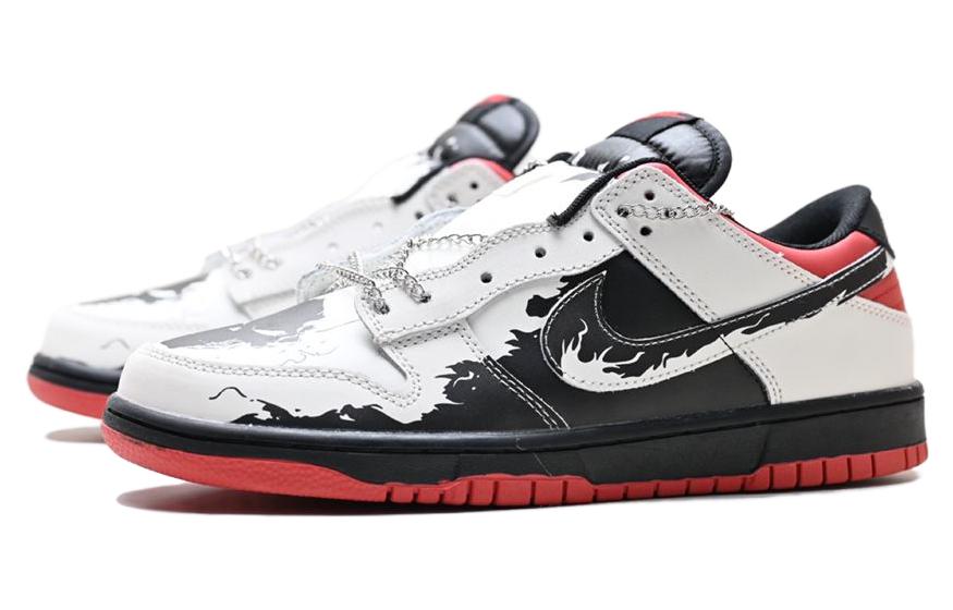 Lookbook Nike Dunk Low 'Blanco Negro Rojo' FD2608-800