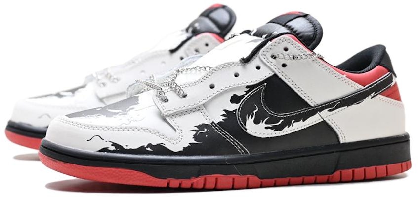 Nike Dunk Low 'Blanco Negro Rojo' FD2608-800 Lookbook Nike Dunk Low 'Blanco Negro Rojo' FD2608-800