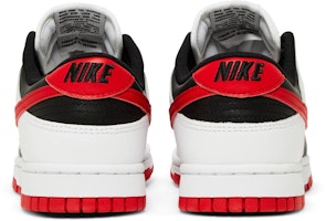 Nike Dunk Low 'Blanco Negro Rojo' FD9762-061 Details for Nike Dunk Low 'Blanco Negro Rojo' FD9762-061
