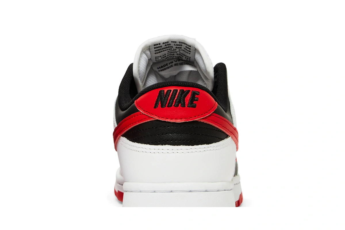Nike Dunk Low 'White Black Red'
