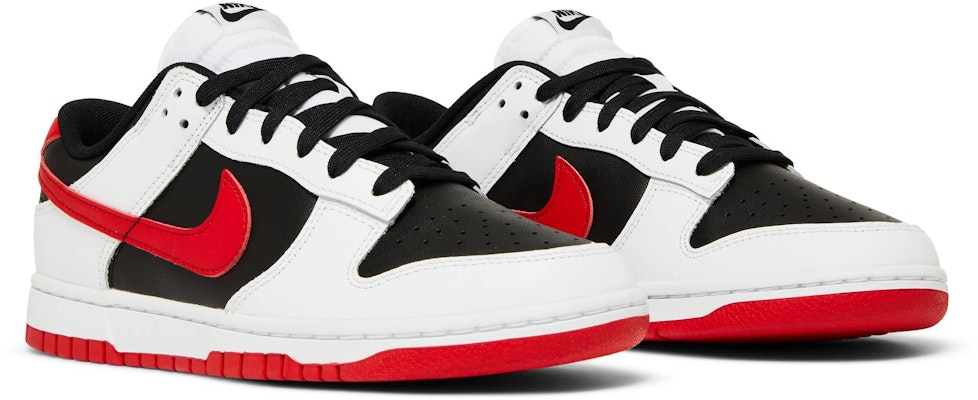 나이키 덩크 로우 '화이트 블랙 레드' FD9762-061 Cheap 나이키 덩크 로우 '화이트 블랙 레드' FD9762-061