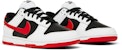 나이키 덩크 로우 '화이트 블랙 레드' FD9762-061