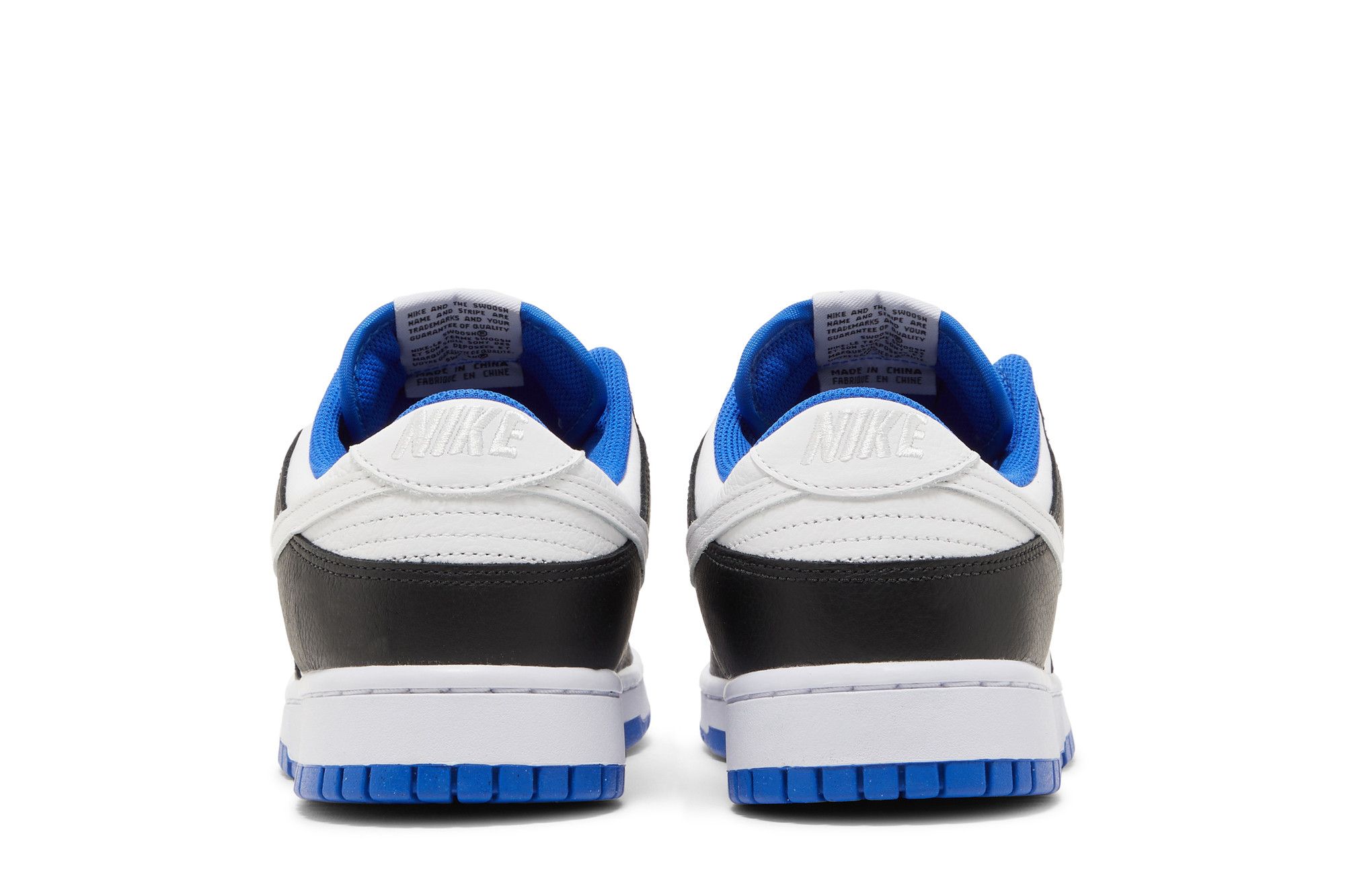 Sizing 나이키 덩크 로우 '화이트 블랙 로얄' FD9064-110