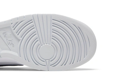 Nike Dunk Low 'White Grey Navy Aqua Mini Swoosh'