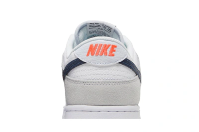 Nike Dunk Low 'White Grey Navy Aqua Mini Swoosh'