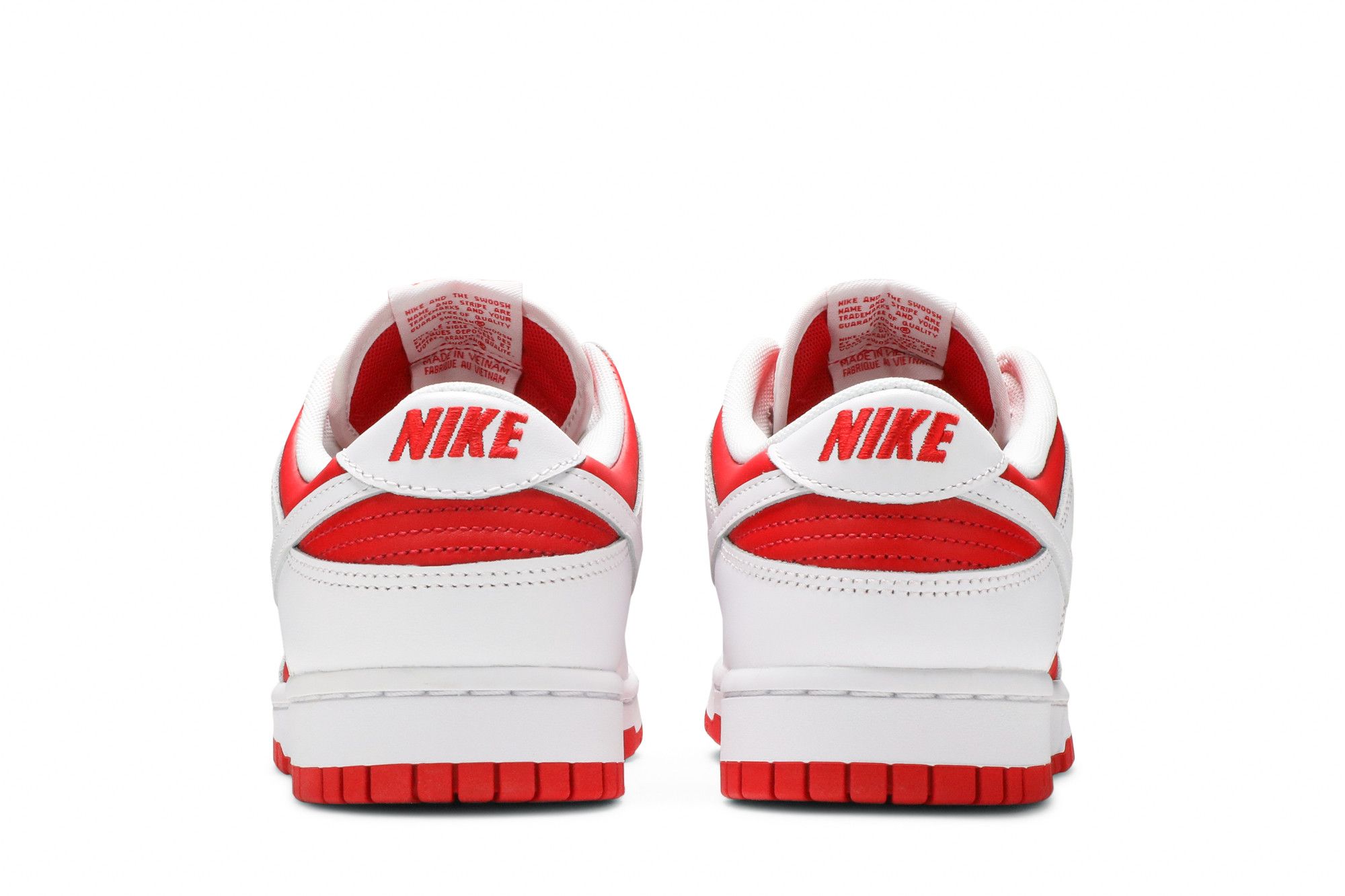 Sizing Nike Dunk Low 'White University Red' DD1391-600