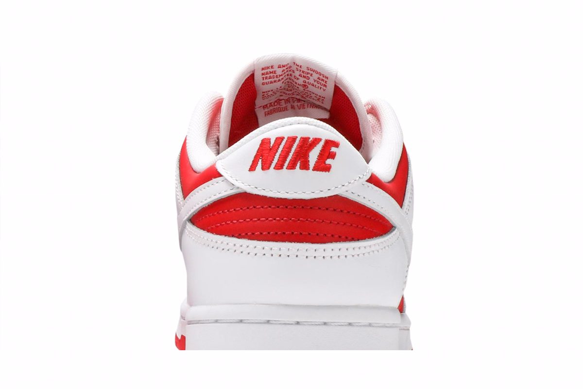 Nike Dunk Low 'White University Red'