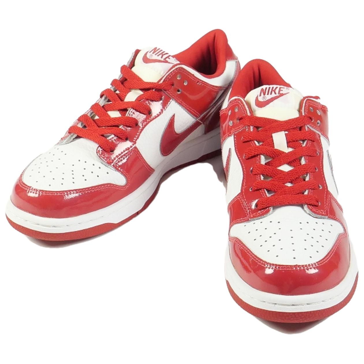 Lookbook 나이키 덩크 로우 '화이트 바시티 레드' 624052-161