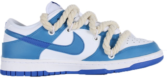 客製化運動鞋 Nike Dunk Y2K 燦爛霓虹 防滑抗震耐磨 低筒 滑板鞋 男款 藍白色 Lookbook 客製化運動鞋 Nike Dunk Y2K 燦爛霓虹 防滑抗震耐磨 低筒 滑板鞋 男款 藍白色