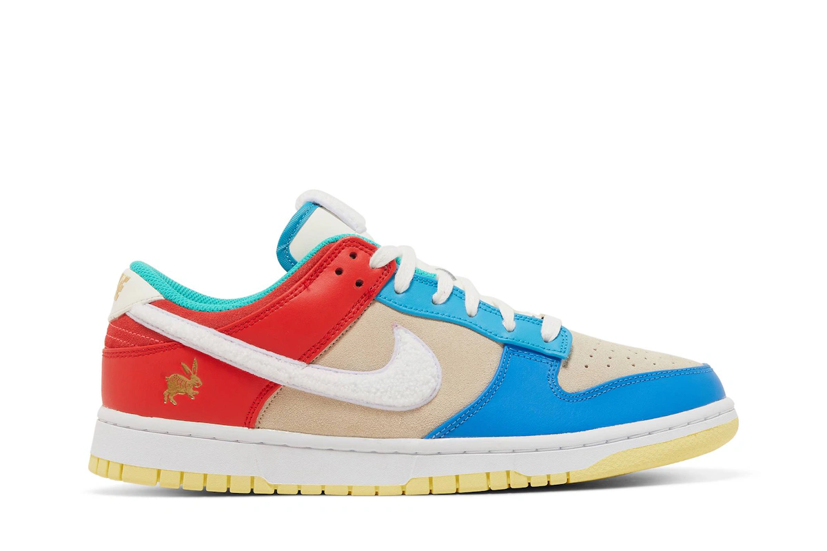 Nike Dunk Low 'Year of the Rabbit Blue Orange Cream' FD4203-111