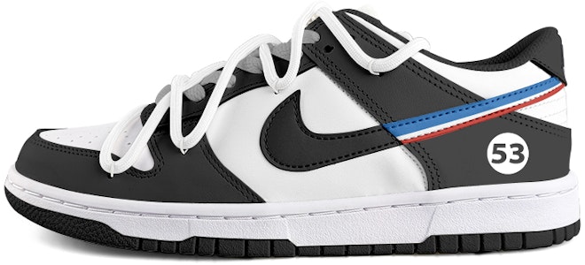 【客製化球鞋】Nike Dunk Low 逐風之約 黑白 簡約 百搭 解構鞋帶 潮流復古 防滑耐磨輕便 低筒 板鞋 男款 Buy 【客製化球鞋】Nike Dunk Low 逐風之約 黑白 簡約 百搭 解構鞋帶 潮流復古 防滑耐磨輕便 低筒 板鞋 男款