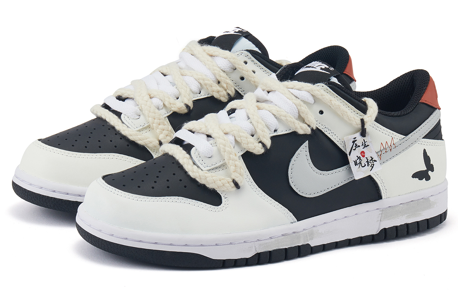 Lookbook 나이키 덩크 로우 '장자호접몽 판다' (Nike 덩크 로우 '장자의 꿈 판다' is shorter if needed) CW1590-100-457686