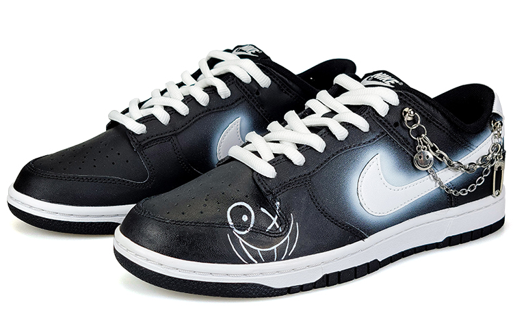 Lookbook Nike Dunk Low Blanco Negro 'Graffiti Smile' DV0831-002(TeamNine-smile)