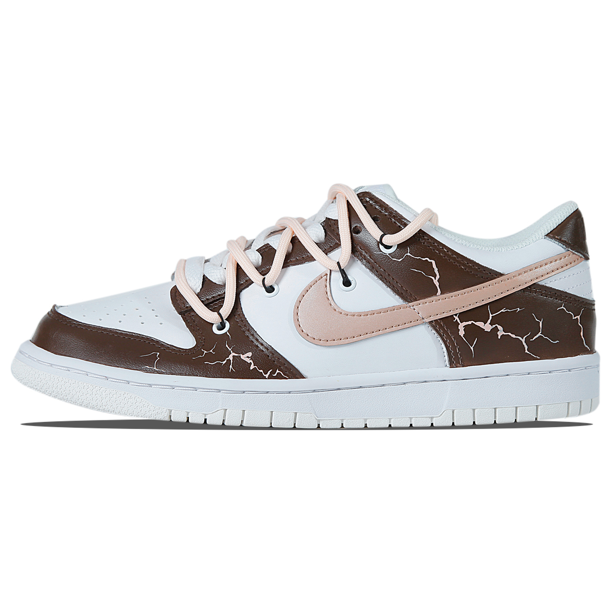 Nike Dunk Low Brown White 'Melody Ehsani Lightning Crackle'