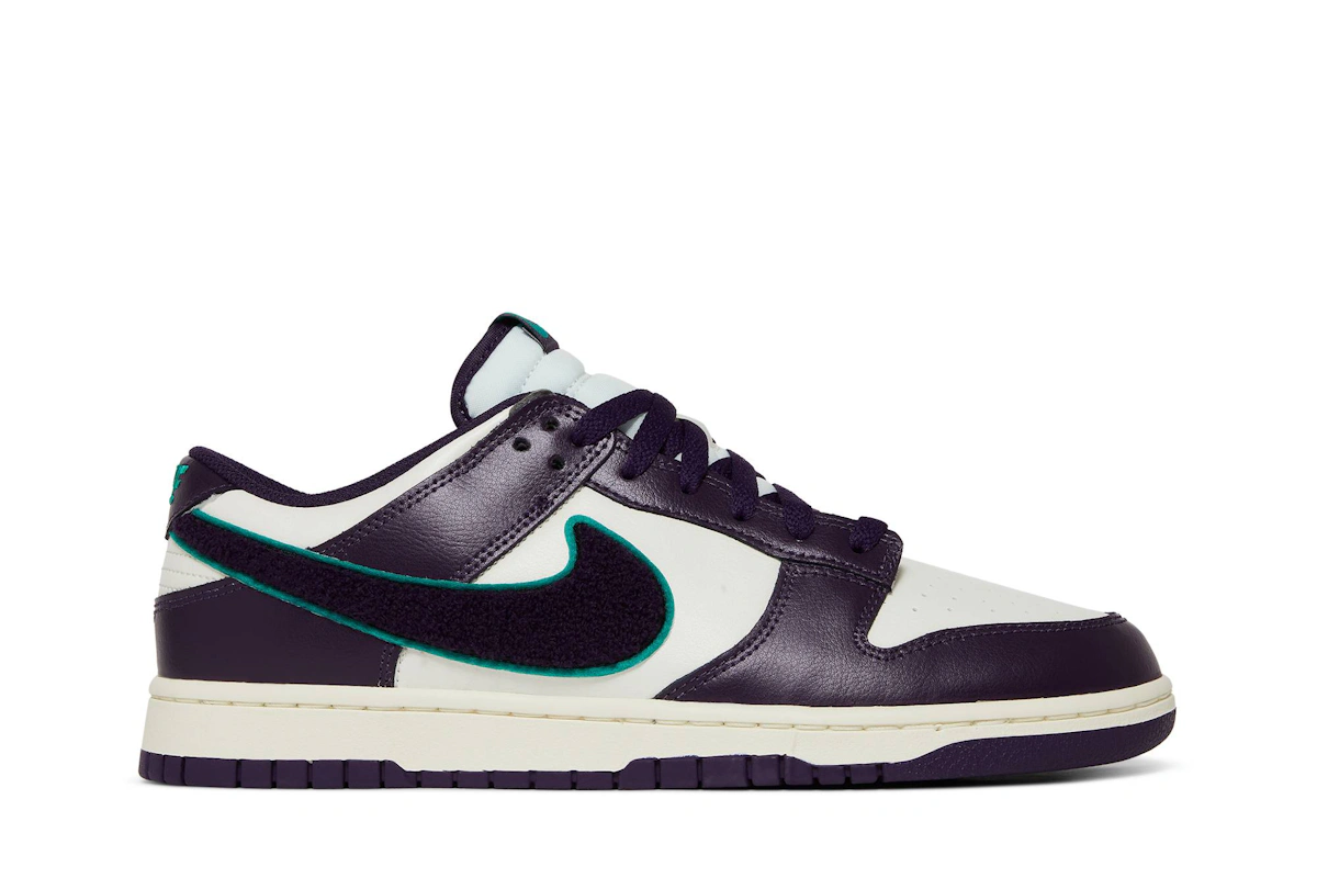 Nike Dunk Low Chenille Swoosh 'Sail Grand Purple'