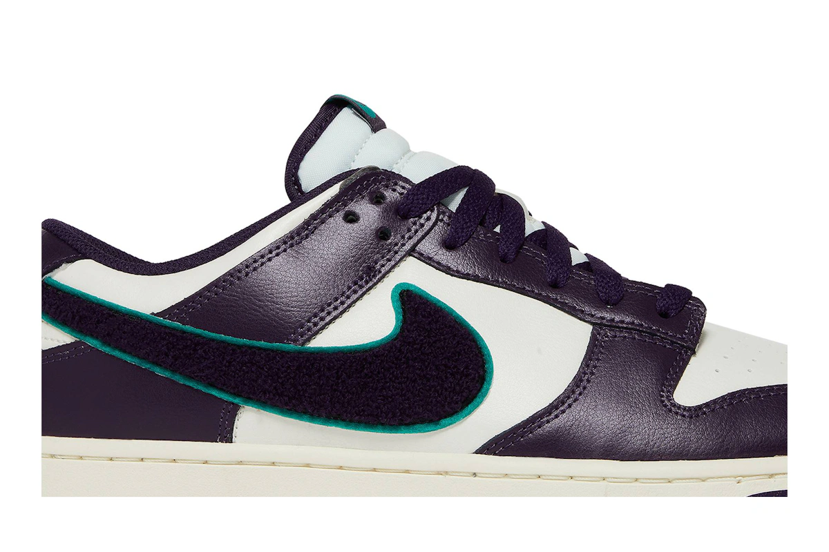 Nike Dunk Low Chenille Swoosh 'Sail Grand Purple'