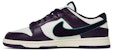 Nike Dunk Low Chenille Swoosh 'Sail Grand Purple' Lelaki Ungu DQ7683-100