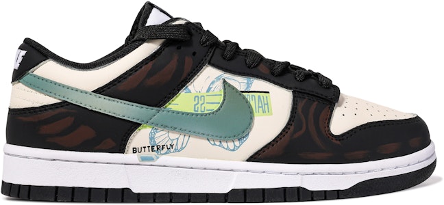 【定製球鞋】 Nike Dunk Low 達文西定製 BUTTERFLY 蝴蝶 塗鴉 簡約 輕定製 設計感 原創 爆款 防滑耐磨 低筒 板鞋 男款 黑綠棕 Lookbook 【定製球鞋】 Nike Dunk Low 達文西定製 BUTTERFLY 蝴蝶 塗鴉 簡約 輕定製 設計感 原創 爆款 防滑耐磨 低筒 板鞋 男款 黑綠棕