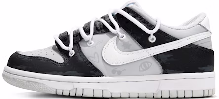 나이키 덩크 로우 커스텀 '할로윈 그래피티 본즈' (shortened: 나이키 덩크 할로윈 본즈) DH9765-102-485045 Order 나이키 덩크 로우 커스텀 '할로윈 그래피티 본즈' (shortened: 나이키 덩크 할로윈 본즈) DH9765-102-485045