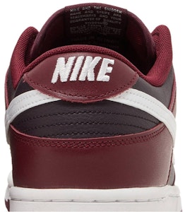 Nike Dunk Low Remolacha Oscura DJ6188-600 Sizing Nike Dunk Low Remolacha Oscura DJ6188-600