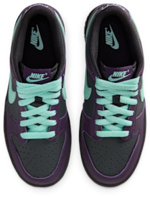(Youth) Nike Dunk Low Dark Smoke Gray/Grand Purple/Black/Artisan Teal FB9109-013 Shop (Youth) Nike Dunk Low Dark Smoke Gray/Grand Purple/Black/Artisan Teal FB9109-013