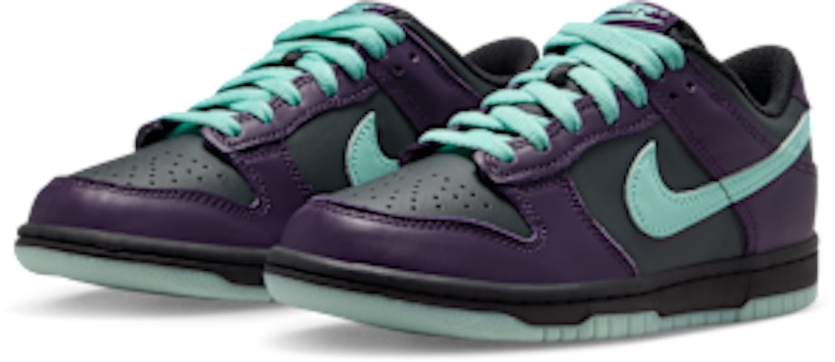 (Youth) Nike Dunk Low Dark Smoke Gray/Grand Purple/Black/Artisan Teal FB9109-013 Purchase (Youth) Nike Dunk Low Dark Smoke Gray/Grand Purple/Black/Artisan Teal FB9109-013