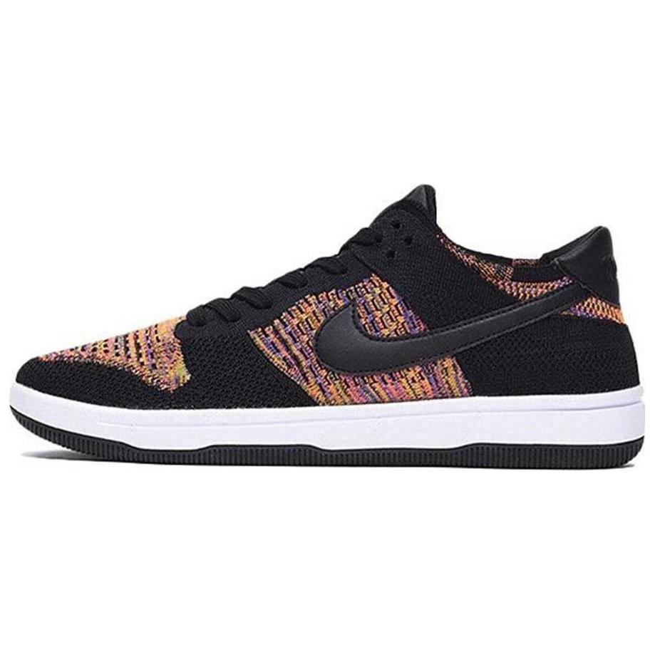 Nike Dunk Low Flyknit 'Black Flyknit Orange'