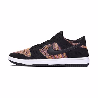 Nike Dunk Low Flyknit 'Black Flyknit Orange'
