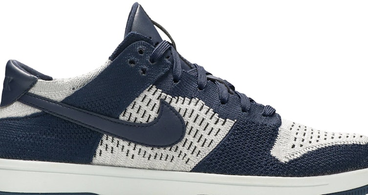 Nike Dunk Low Flyknit 'College Navy Platinum' 917746-400 Order Nike Dunk Low Flyknit 'College Navy Platinum' 917746-400