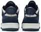 Details for Nike Dunk Low Flyknit 'College Navy Platinum' dalam warna Navy & Platinum 917746-400