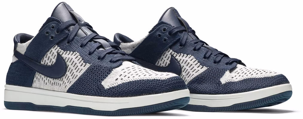 Nike Dunk Low Flyknit 'College Navy Platinum' 917746-400 Cheap Nike Dunk Low Flyknit 'College Navy Platinum' 917746-400