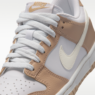 Sizing Nike Dunk Low 麻布/鉑金色/淺米色 IQ0804-200