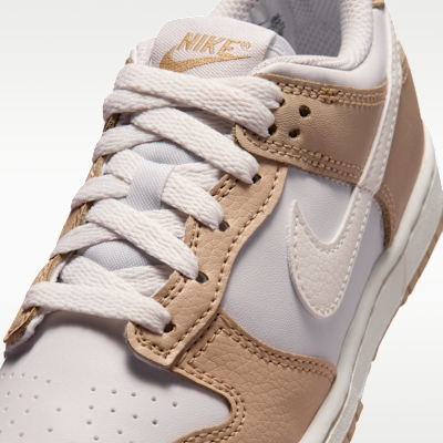 Sizing Nike Dunk Low 亞麻/鉑金色/白色 IQ0805-200